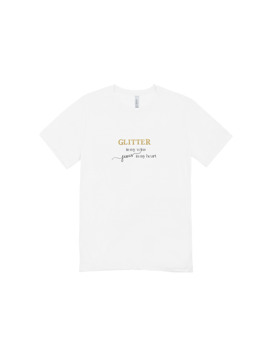 Glitter in My Veins, Jesus in My Heart Tee